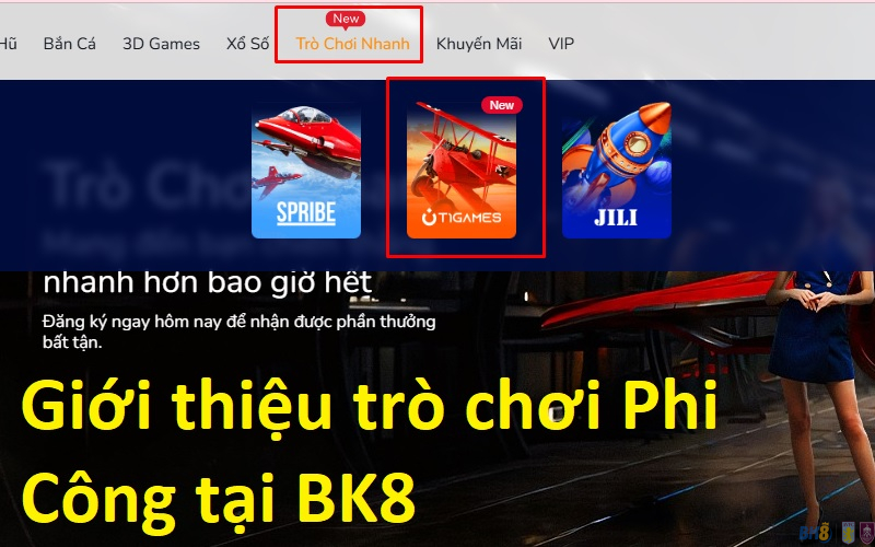 Giới thiệu trò chơi Phi Công tại BK8